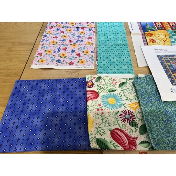 Quilt Kit and Fabric " Seasons" By Christine Graf Clothworks Cotton Sewing Quilt - Picture 9 of 16